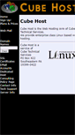 Mobile Screenshot of cubehost.com